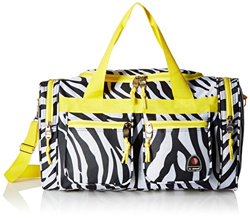 Rockland Luggage 19 inch Tote Bag, Yellow Zebra, One Size