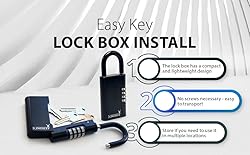 Kingsley Guard-a-Key Black Realtor's Lockbox