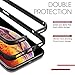 Humixx Extre Series iPhone Xs Case(2018) with Aluminum TPU Hybrid Shockproof Bumper Case Compatible with iPhone X(2017) -Matte Black