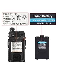 Baofeng bf f8 + 2 nd Gen UV 5R correa dual, 136   174 400   520 MHz FM Jamón Two way radio Transceptor