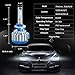 Win Power 880/881 LED Fog Light Bulbs Conversion Kit 6000k Cool White 7200 Lumens Cree Headlight Bulb Replacement+ Canbus(1 Pair)-2 Year Warranty