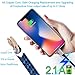 DABUSTAR Nylon Braided Lightning Cable Fast Charging High Speed Data Sync Cord