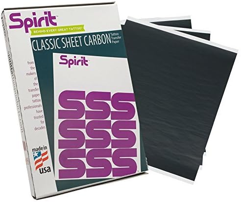 Spirit Sheet Carbon Tattoo Transfer Paper 10ct by ReproFX Spirit