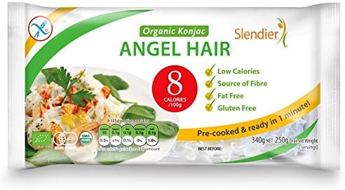 Slendier Organic Konjac Angel Hair Style 400g (Pack of 6)