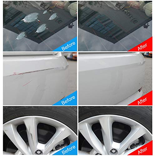 GLISTON Car Scratch Remover Kit, Magic Paint Scratch Removal Cloth Suitable for Repairing Vehicle Light Paint Scratches Scuffs on Surface, Door Knob Scratch, Hairline Sun Streak, Branch Scratch