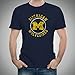 UGP Campus Apparel AS04 - Michigan Wolverines Distressed Circle Logo T Shirt Large Navy