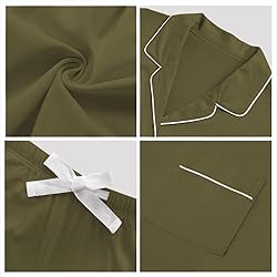 COLORFULLEAF Women's 100% Cotton Long Sleeve Pajama