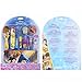 Townley Girl Disney Beauty and The Beast Cosmetic Set, Nail Polish, Lip Gloss, Glitter Spray, Brush, Mirror & Bag
