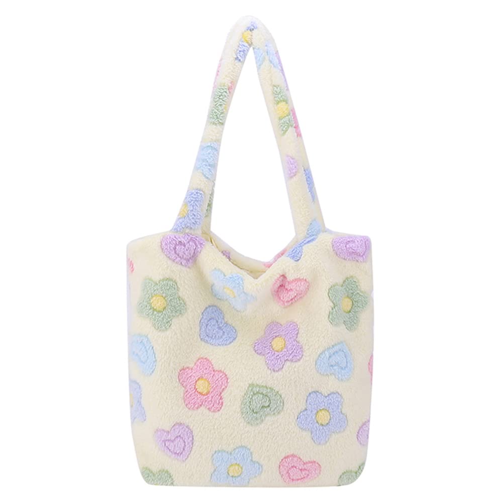 Plush Underarm Bag Ladies Fluffy Shoulder Bag Women