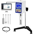 Saladulce Digital Rotary Viscometer, NDJ-8S Viscosity Meter Tester with Data Output,10-2,000,000 mPa.s Fluidmeter ±3% 100-240V