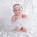 Newborn Photography Prop Blanket 9D Rose Flower Photography Photo Backdrop Blanket Rug Beige Rose