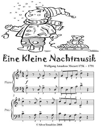 Eine Kleine Nachtmusik Easy Piano Sheet Music Tadpole Edition