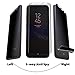 Omnifense Galaxy S8 Plus Screen Protector Privacy 2-Way Anti Spy (2-Pack) Curve Fit Soft Film (NOT Tempered Glass) for Samsung S8+ with 1-Pack Back Skin Protector