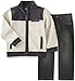 Calvin Klein Baby Jacket with Jeans Pants Set, Gray, 18 Months