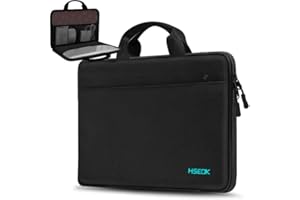 Hseok Laptop Sleeve 13-14 Inch Case Briefcase Compatible with MacBook Pro 14 inch M4/M3/M2/M1 All Model of 13.3 Inch Mac Air/Pro, XPS 13 14, Most Popular 13"-14" Notebooks,B04K01