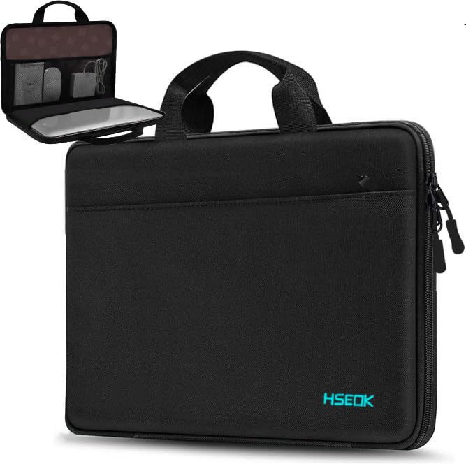 Laptop Sleeve 13.3 Inch Case Briefcase Compatible with MacBook Pro 14 inch 2021 M1 Pro/M1 Max A2442 and All Model of 13.3 Inch MacBook Air/Pro, XPS 13, Most Popular 13"-13.5" Notebooks,B04K01