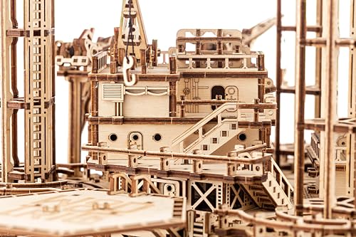 Wood Trick 3D Wooden Puzzle for Adults Kids to Build - Interactive Mobile Platform - DIY Engineered Wood Models 3D Mechanical Project Wooden Puzzle Model Kits