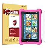 Fire Kids Edition Glass Screen Protector, OMOTON Tempered Glass Screen Protector for Fire Kids Edition (2015 Released) [9H Hardness] [Crystal Clear] [Scratch Resist] [No Bubble]