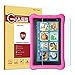 Fire Kids Edition Screen Protector - MaxTeck Tempered Glass Screen Protector [Scratch Resist][No Bubble] for Fire Kids Edition(2015 Released)/ NOT fit All-New Fire 7 Kids Edition(2017 Released)