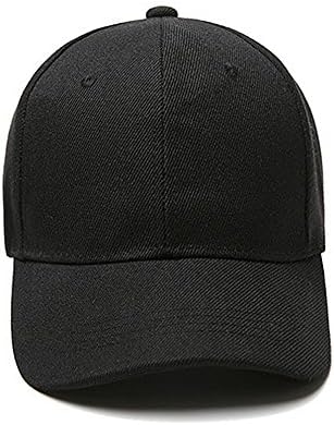 Spring Youth Boys Girls baseball cap black Classic Cotton Adjustable Plain Hat