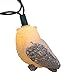 Kurt Adler UL 10-Light White Owl with Glitter Light Set