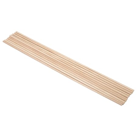 Zerodis 10 stücke 30 cm Lange DIY Holz Handwerk Stöcke Kleine Holzbau Stöcke(4MM*30CM)