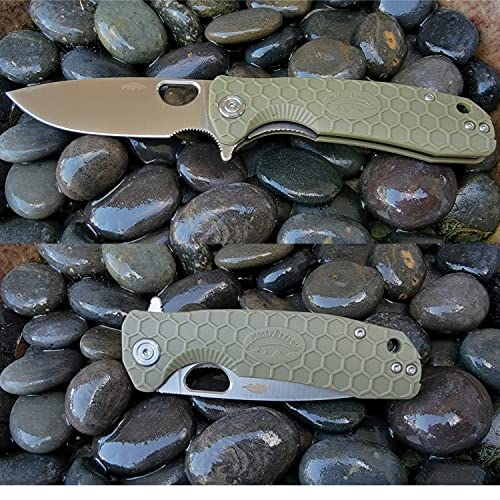 Western Active Honey Badger Small Pocket Knife, EDC Drop Point Folding