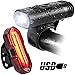 USB Direct Rechargeable Bike light Set,BYBLIGHT LED Induction Waterproof Road Mountain Bicycle Headlight Front Light with Free Rear Back Tail Light