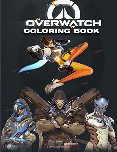 OVERWATCH coloring book: Great coloring pages Paperback – February 27, 2018