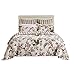 Greenland Home 100% Cotton Fashion Quilt Collection, Prewashed, Reversible Quilt Set, 2-Piece Twin/XL, Butterflies