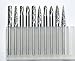 KOTVTM 20Pcs Tungsten Steel Solid Carbide Rotary Burr Tool 1/8