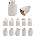 15-Pack 4P Gx24q to E26 Lamp Base Converter,15.5mm G24Q to E26/e27, Gx24q to E26 Adapter,Lamp Holder Converter, Rohs,Need Bypass Ballast.