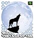 LUNIWEI Luminous Wall Sticker Animal PVC Glow in The Dark Room Decal (Wolf)
