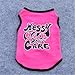 haoricu Puppy Clothes, Summer Cute Small Dog Cat Pet Clothing Dog Hoodie Vest (Hot Pink, Medium)