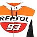 Honda Repsol Marc Marquez 93 Moto GP White Zip Hoodie Official 2017