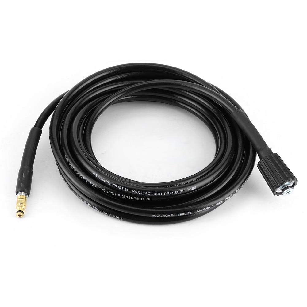 KIMISS 40MPa/5800PSI High Pressure Washer Hose,Auto Washer Hose High Pressure Water Cleaning Rubber Pipe Fit for K2 K3 K4 K5(8M)