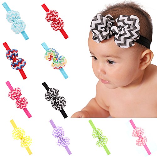 ROEWELL® Baby's Headbands Girl's Hair Bows Infant Hairband Head Wear Flower
