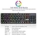 RGB Mechanical Keyboard, Rottay 16.8 Million RGB Backlit Wired Mechanical Gaming Keyboard with Blue Switches 104-Key Anti-Ghosting and Fully Programmable For PC&Mac Gamers and Typist(black)thumb 3