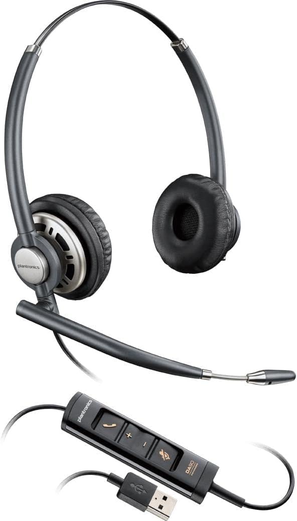 Plantronics Encore Pro HW725 USB 203442-01 "Noise Cancelling" USB Mono PC Headset