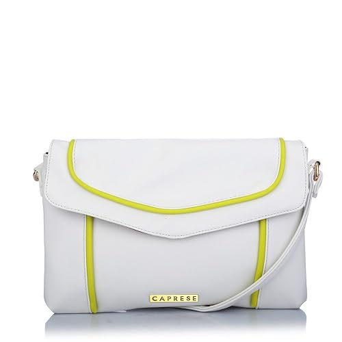 caprese white sling bag