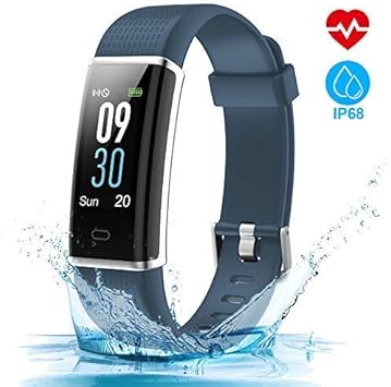 HOMSCAM Pulsera Inteligente, Pulsera Actividad Impermeable IP68 ...