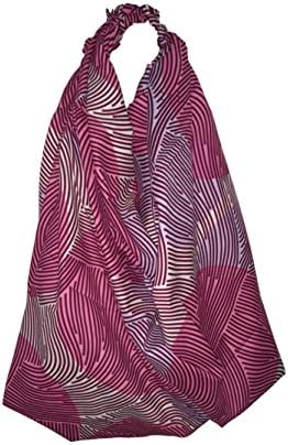 Elyse Robinson Handmade Cotton Handbag Purse (Pink)