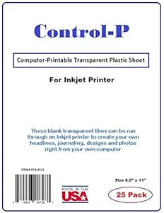 printable clear plastic sheets