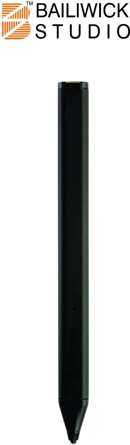 Bailiwick Studio Mini Active Stylus Pen Rechargeable for Android , IOS and Windows (Matte Black Colour)