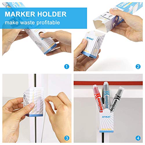 White Board Roll,11ft Dry Erase Paper, AFMAT Dry Erase Wall Sticker, Whiteboard Wallpaper Roll