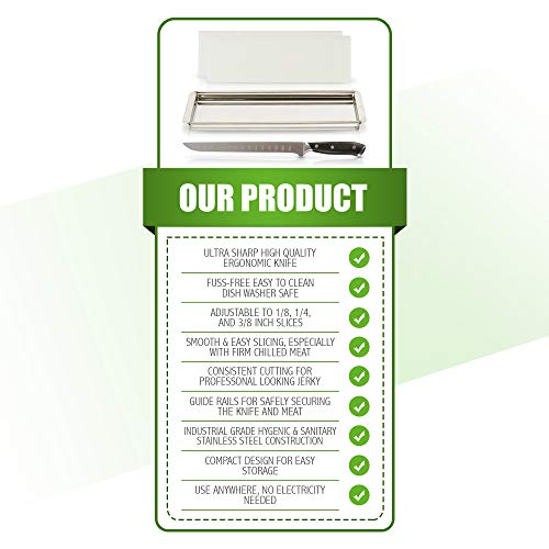 Advanced Beef Jerky Slicer Kit 100 Precision Uniform Slices