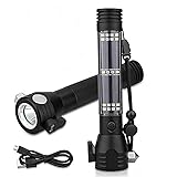 XREXS Solar Powered LED Car Flashlight