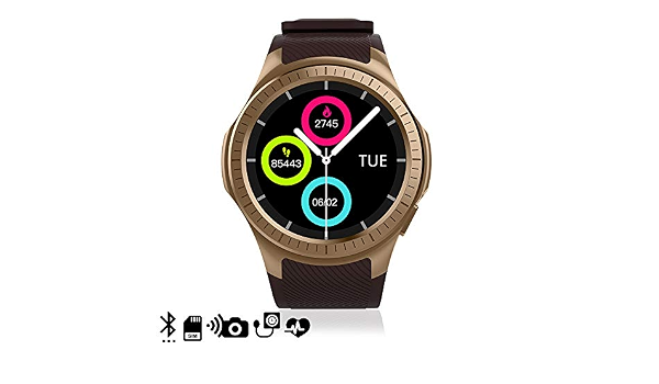 DAM Tekkiwear - Smartwatch Bluetooth, Color Oro Rosa : Amazon.es:  Electrónica