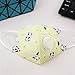 Cartoon Cute PM2.5 Anti-Dust Mouth Face Mask for Kids Disposable Non-Woven Fabric Masks With Respiration Valve (12PC Panda)