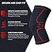 UFlex Athletics Knee Compression Sleeve Support for Running, Jogging, Sports - Brace for Joint Pain Relief, Arthritis and Injury Recovery - Single Wrap